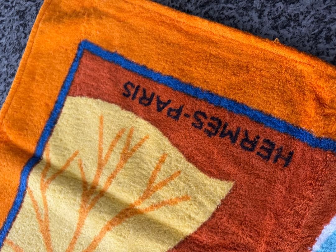 HERMES ビーチタオル　バスタオル