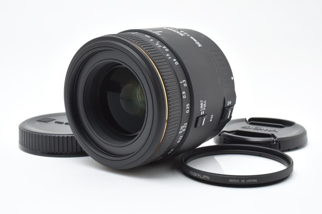 レンズ(単焦点) Sigma 50mm F2.8 DG MACRO Canon #9773