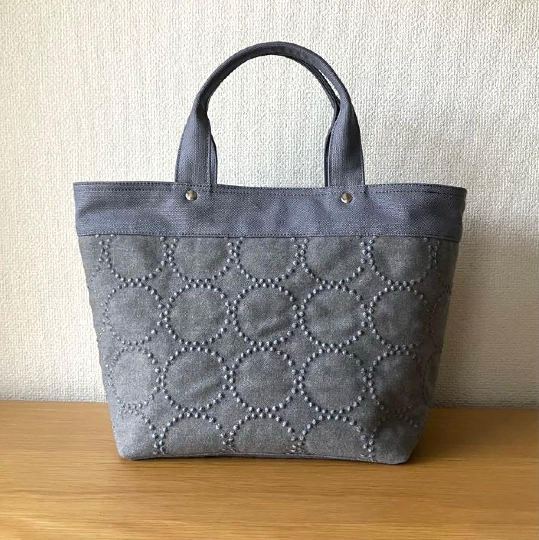 トートバッグ　dopタンバリン グレー