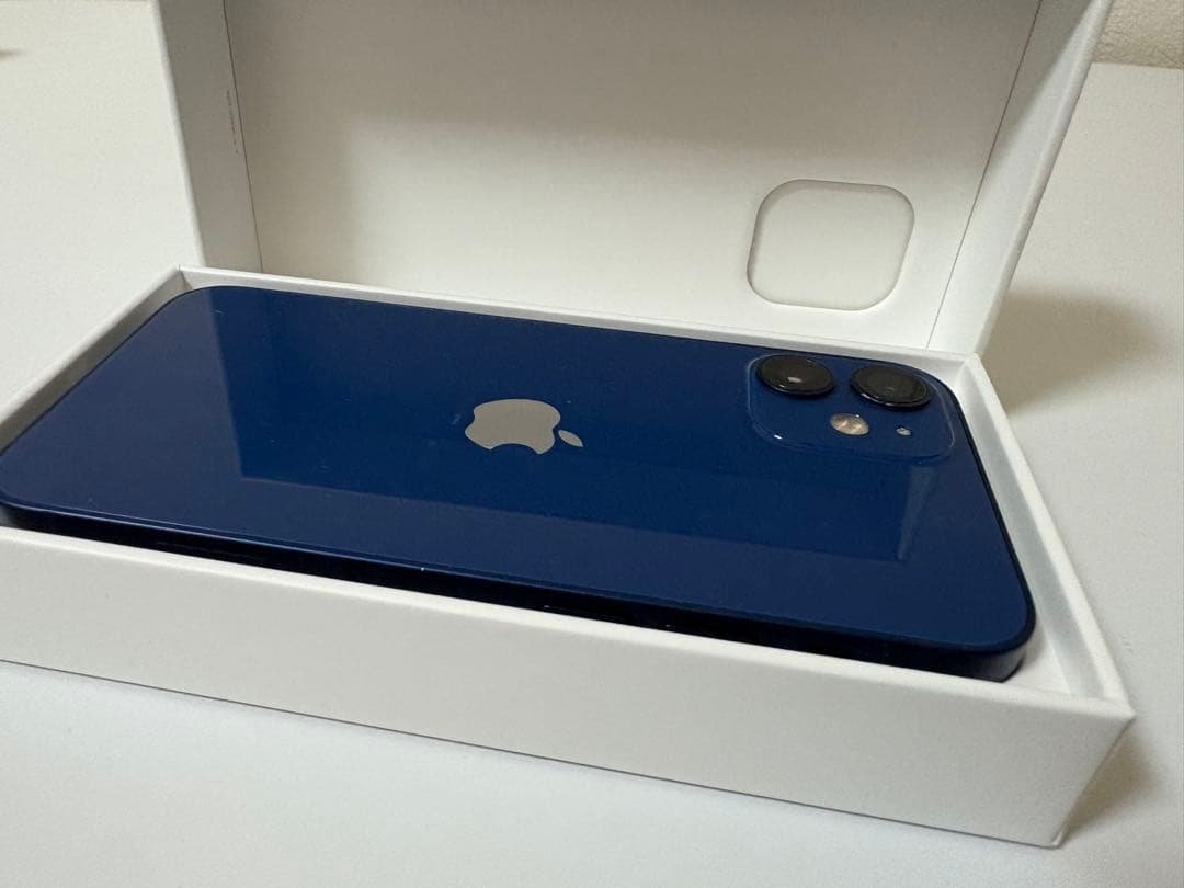 Apple iPhone 12 mini 64GB青 ケース付き 美品