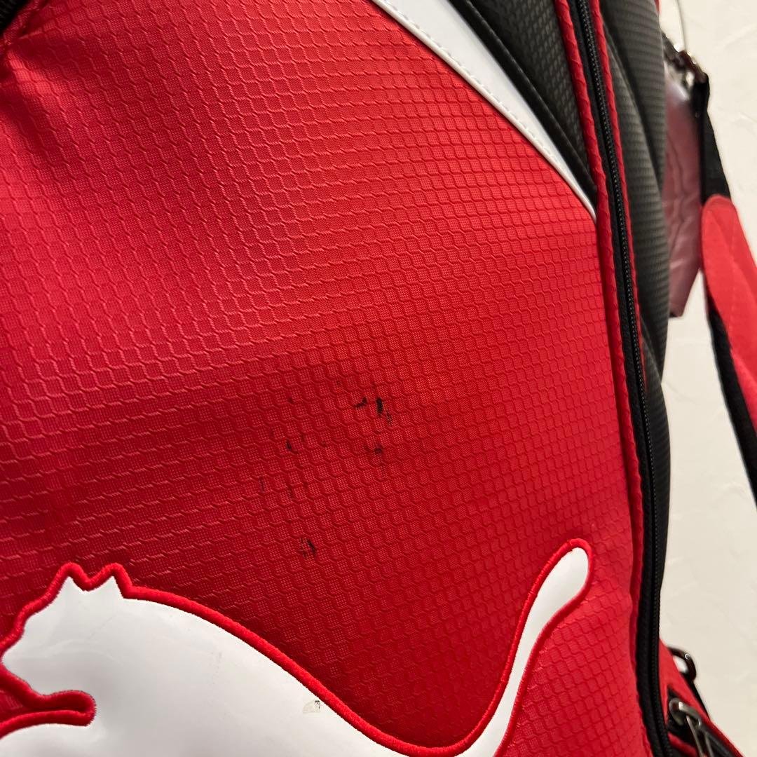 PUMA レッド キャディバッグ