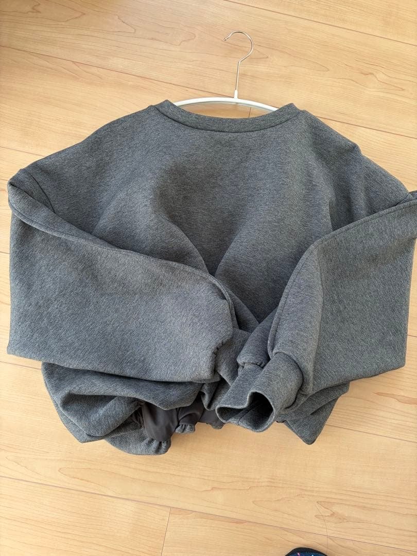 Heve ヘイヴ Cloud Balloon Sweat グレー