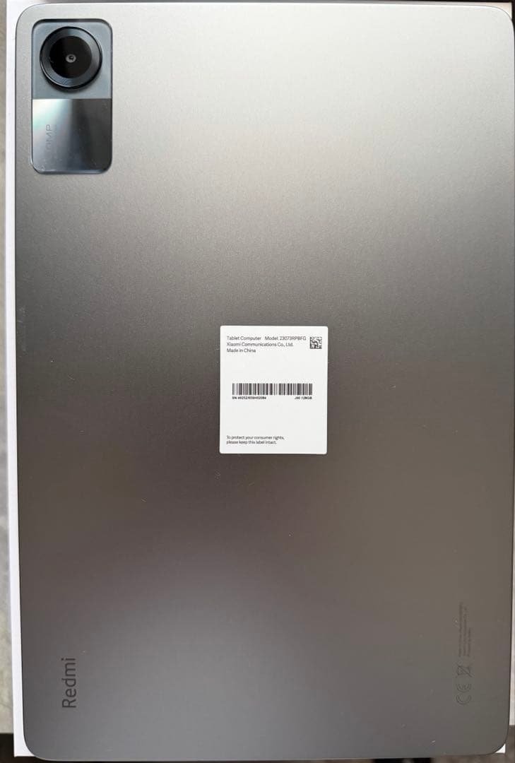 Xiaomi Redmi PadSE 4GB/128GB 11インチダークグレー