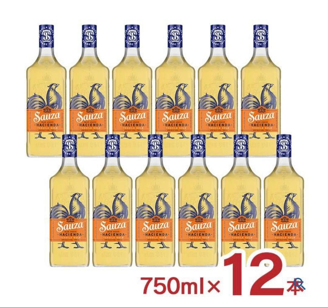 テキーラ12本セット　サウザゴールド正規品