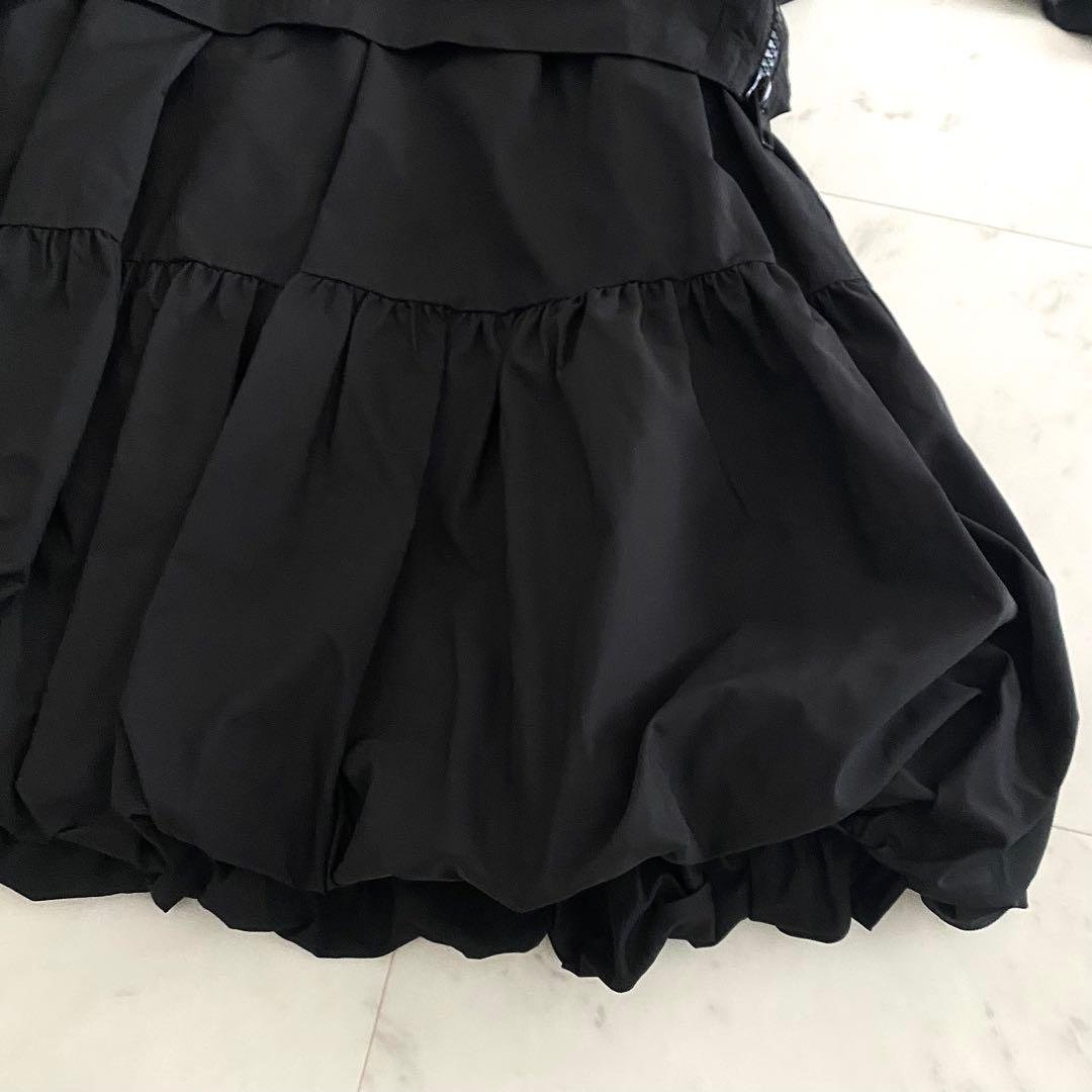 新品 マチャットmachatt 25AW ハーフジップブルゾンドレス ブラックF