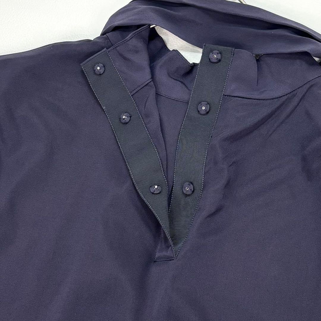 未使用✨SOÉJU シルクボウタイブラウス Mサイズ ネイビー　タグ付き