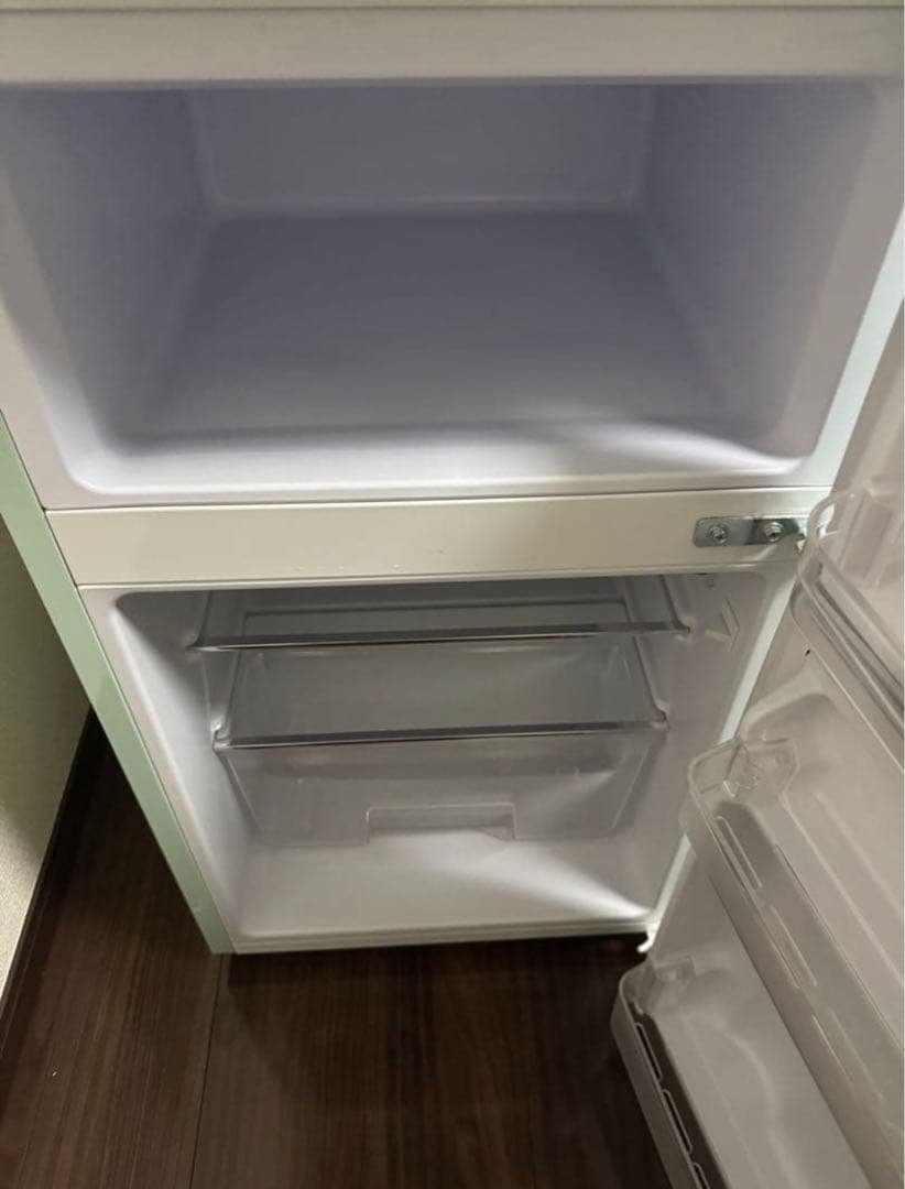 アイリスプラザ 冷凍冷蔵庫 81Lライトグリーン PRR-082D-L