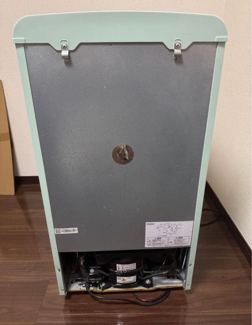 アイリスプラザ 冷凍冷蔵庫 81Lライトグリーン PRR-082D-L