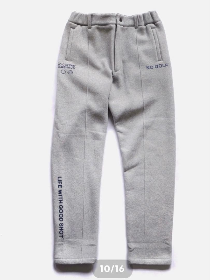 NO COFFEE × CLUBHAUS \"NO GOLF\"ゴルフパンツ