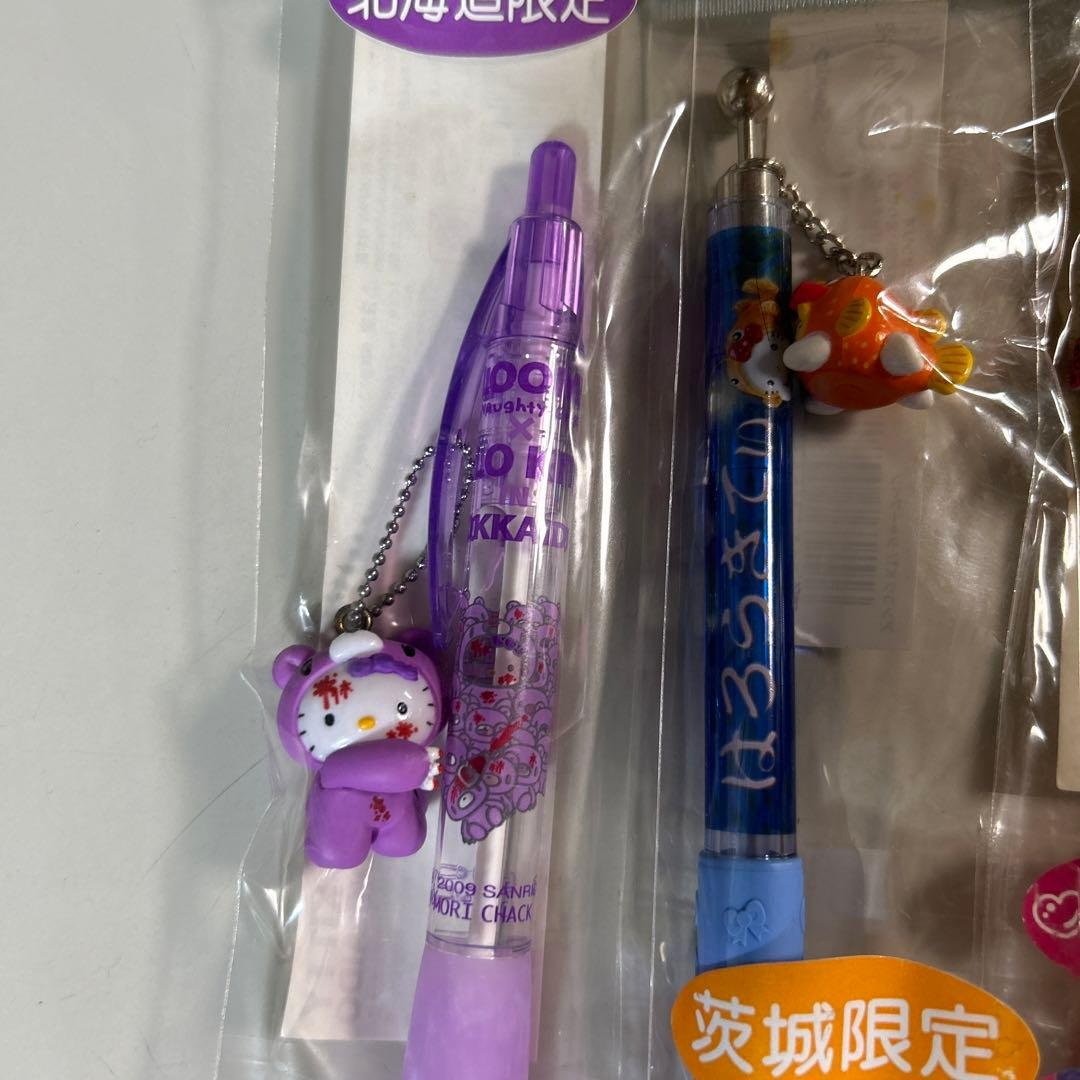 ご当地キティ　レア物　シャープペンシル 5本セット　秋葉原　メロンパン