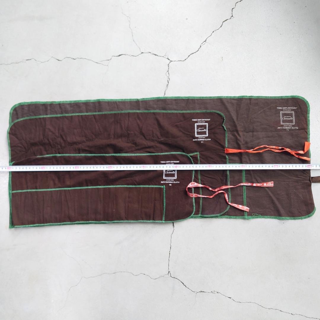 希少 クリストフル 変色防止用布袋 3点