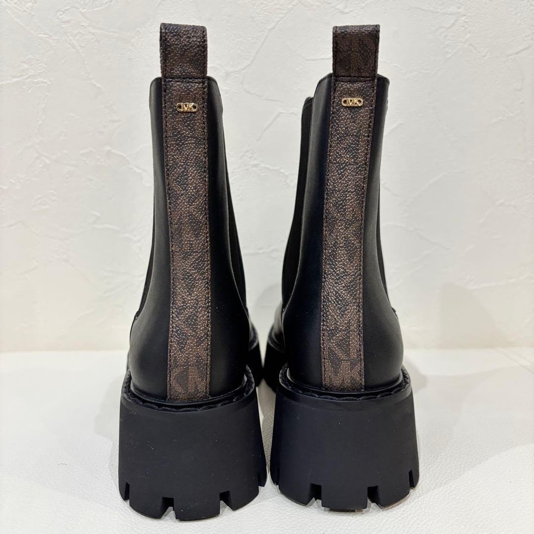 新品【MICHAEL KORS】マイケルコース レザー アンクルブーツ　23cm