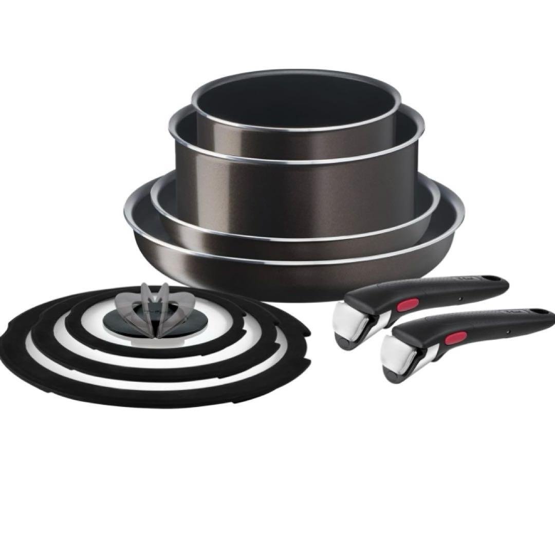 未使用　ティファール 鍋&フライパンセット 9点セット ガス火専用