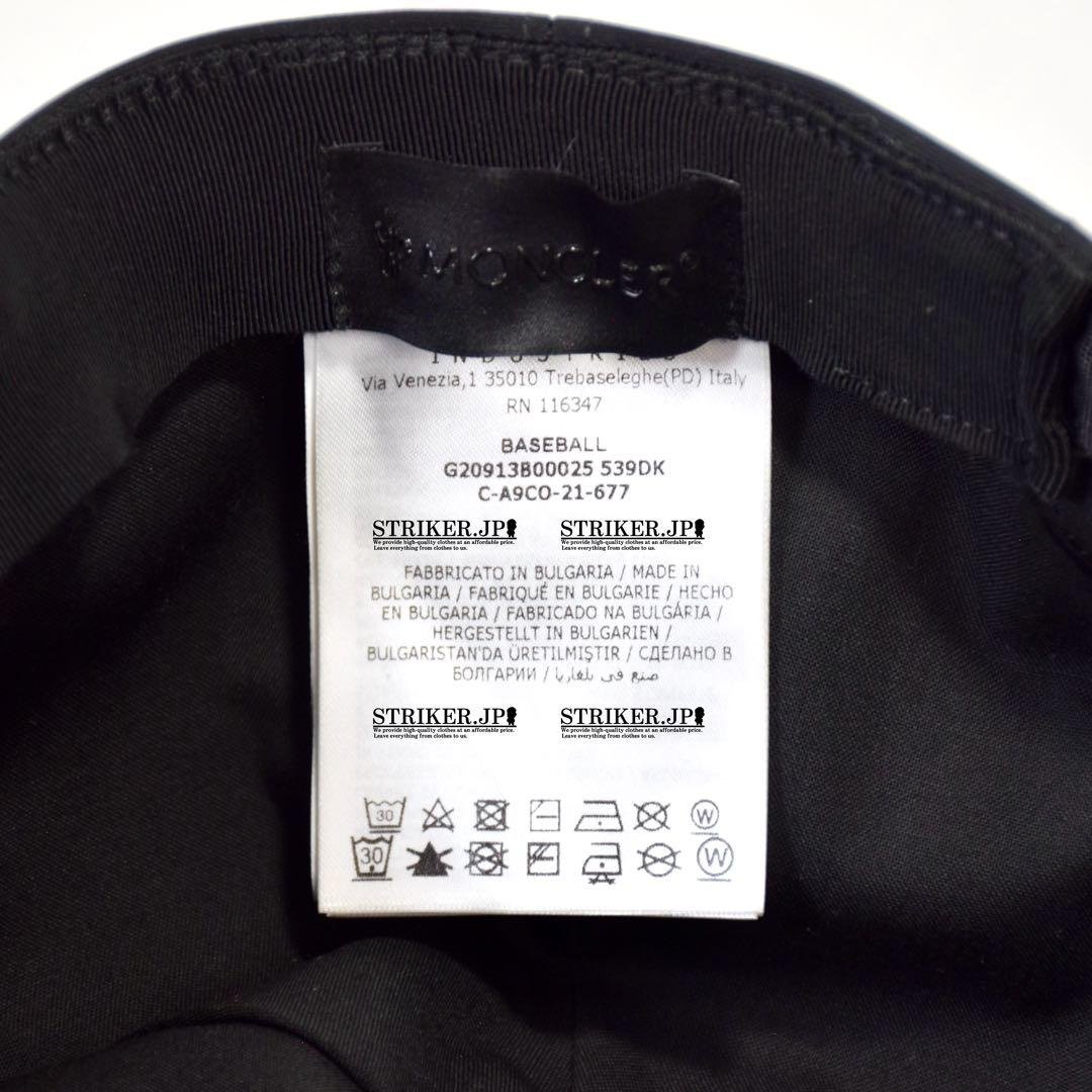 【新品】MONCLER Matt Black キャップ 帽子 ゴルフ ギフト包装