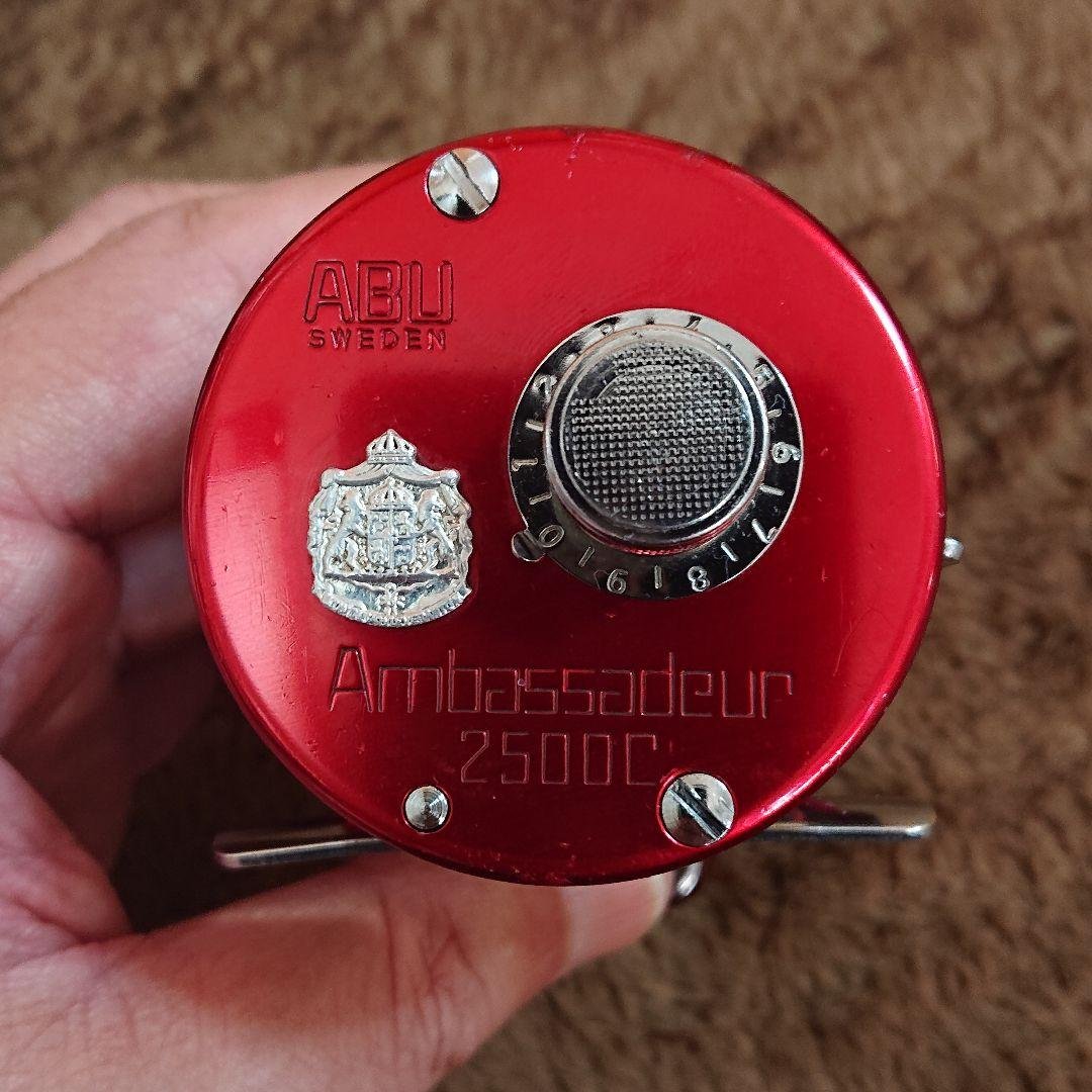 【カスタム】アブガルシア アンバサダー 2500C レッド