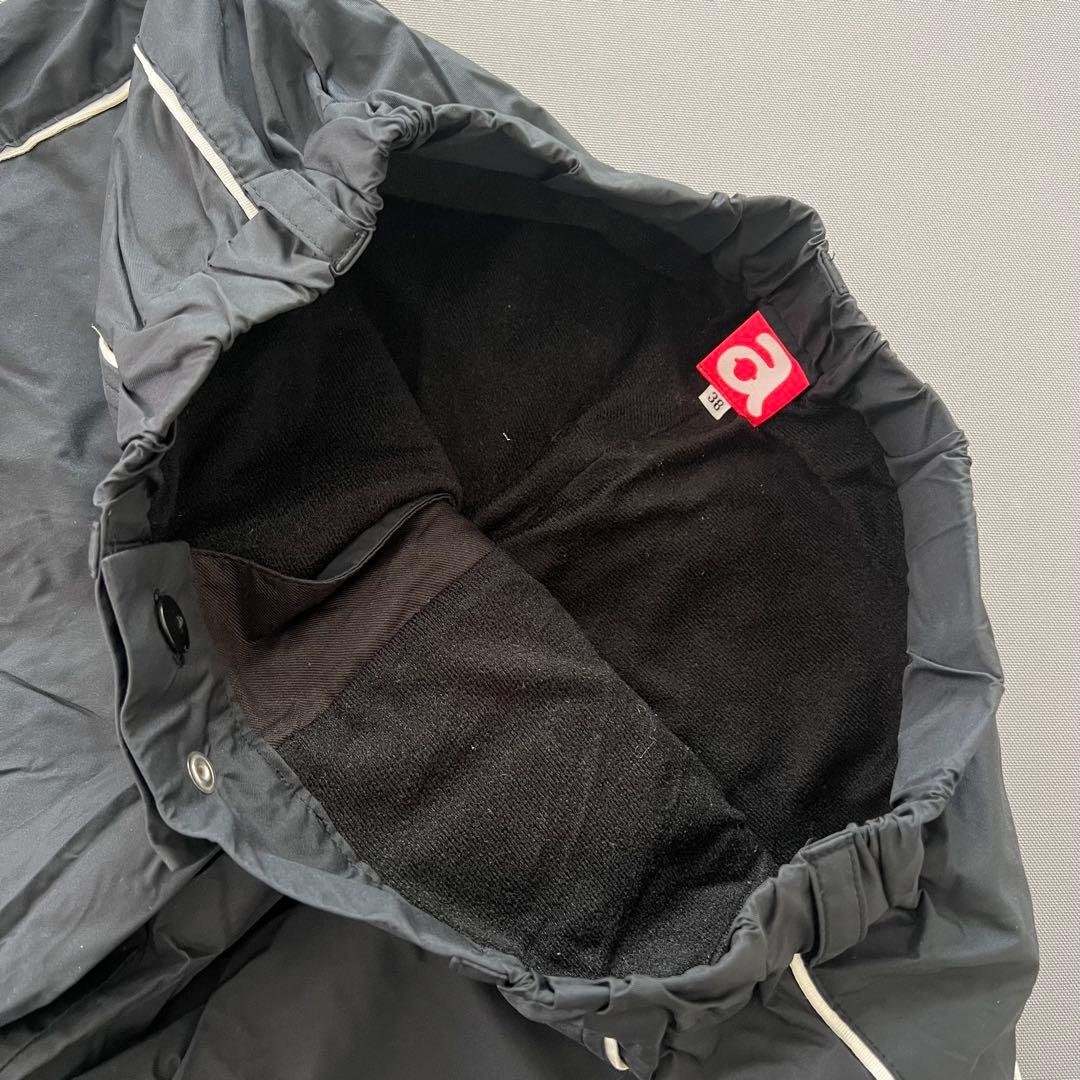 archivio アルチビオ　ナイロンパンツ　蓄熱　防風　防寒　レディース　黒