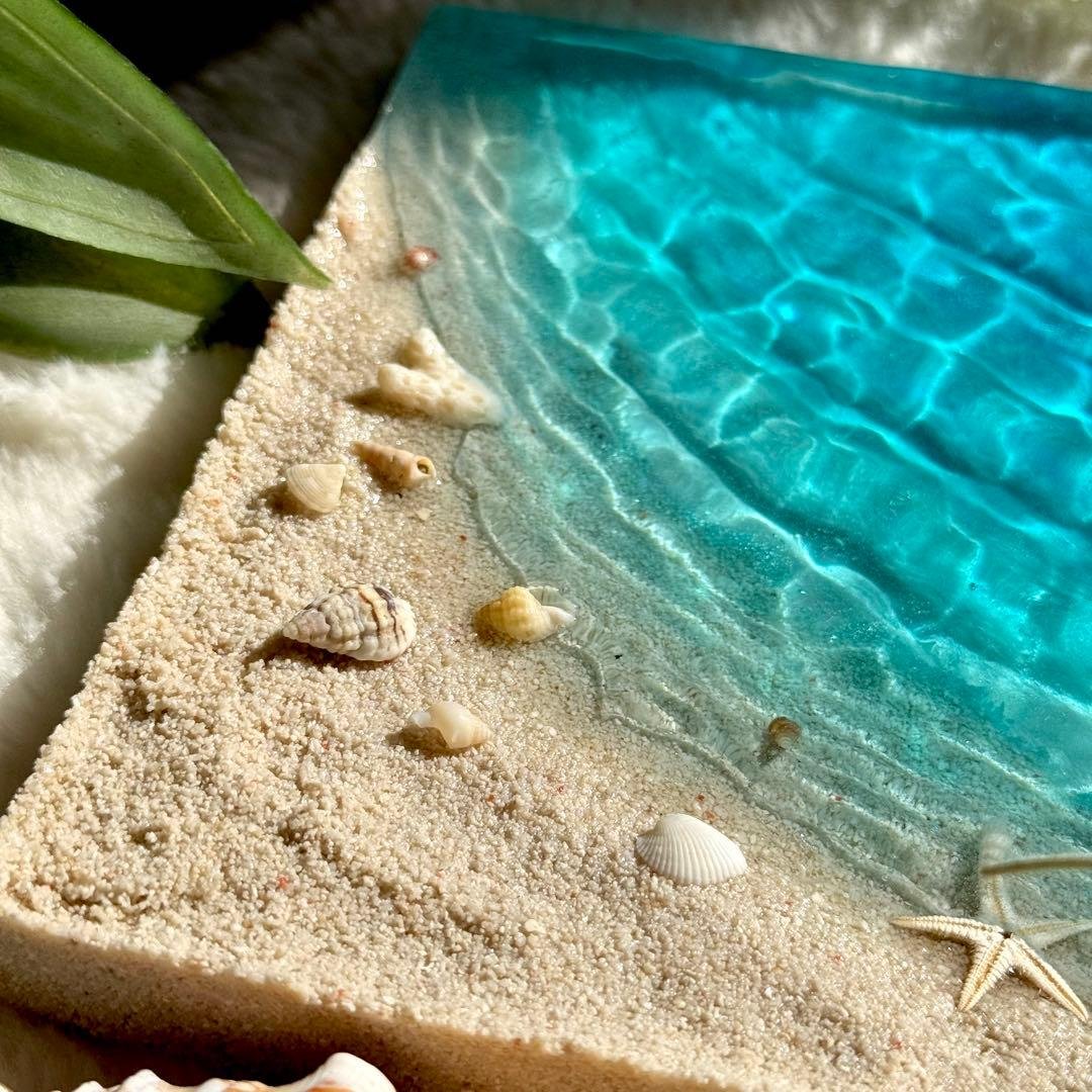 インテリアアート　雑貨　海の置き物　オーシャン　美ら海　珊瑚礁