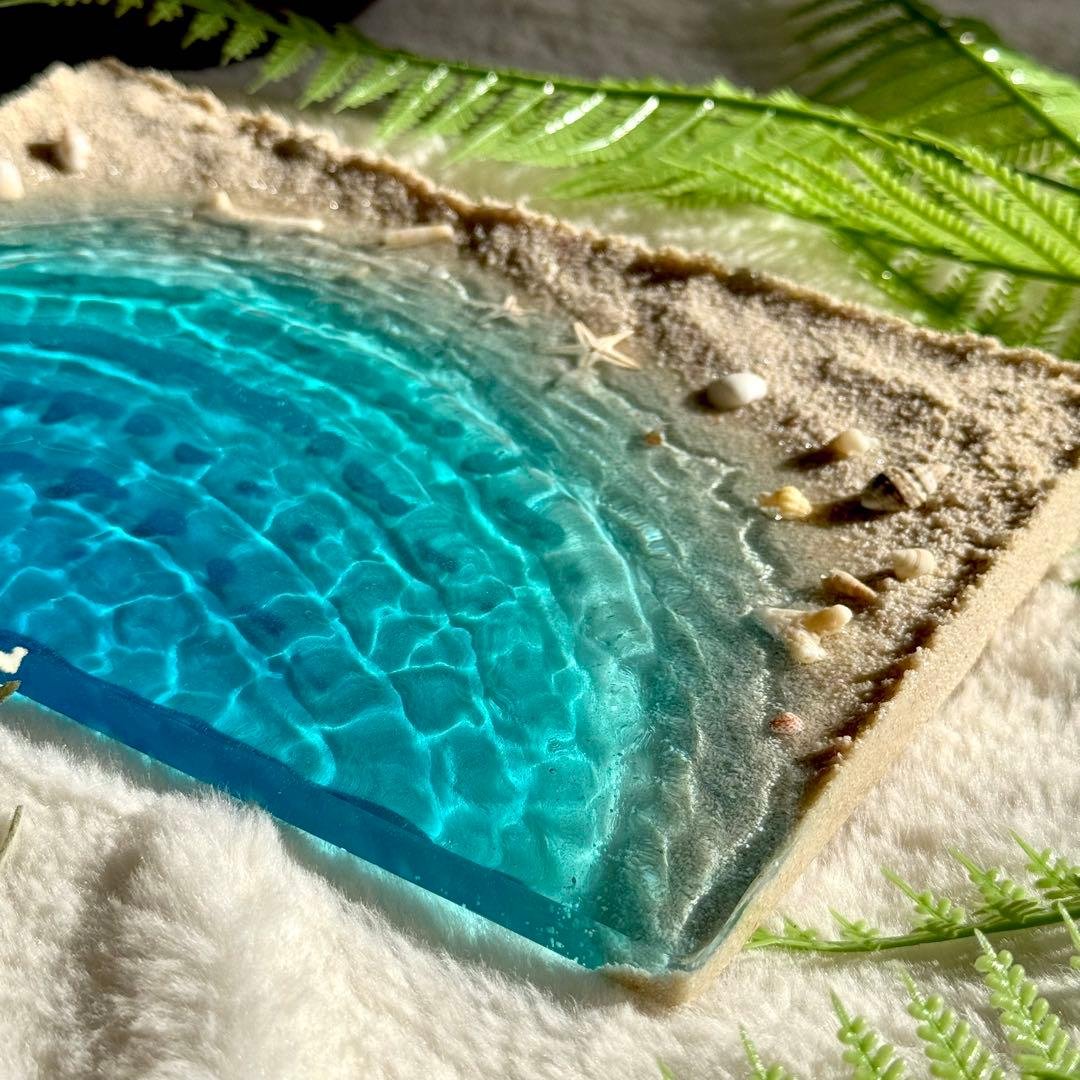 インテリアアート　雑貨　海の置き物　オーシャン　美ら海　珊瑚礁