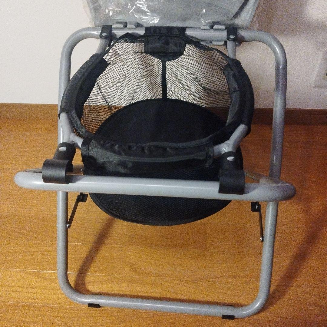 新品 携帯 トイレ 折りたたみ式どこでもトイレ グレー ユニパック5枚付