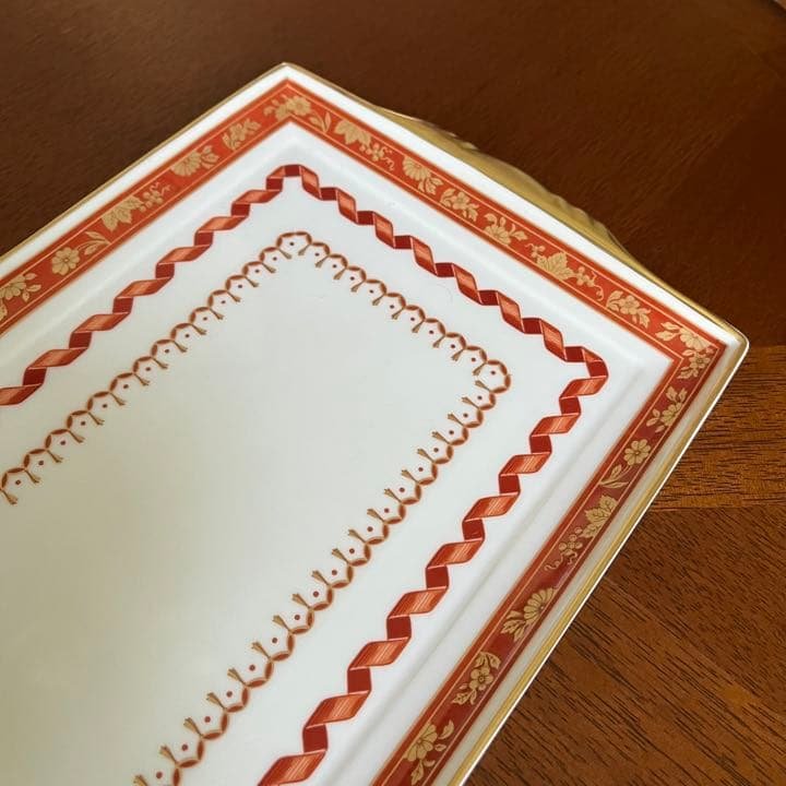 【希少品】未使用リチャードジノリ★インペロコンテッサネロ★手付きロングプレート