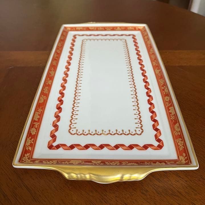 【希少品】未使用リチャードジノリ★インペロコンテッサネロ★手付きロングプレート