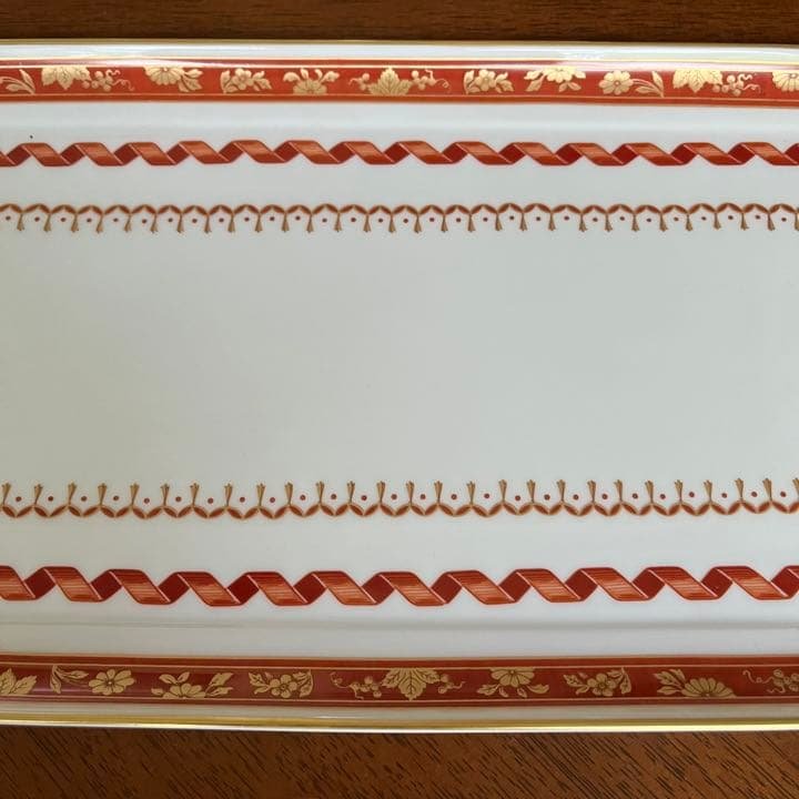 【希少品】未使用リチャードジノリ★インペロコンテッサネロ★手付きロングプレート