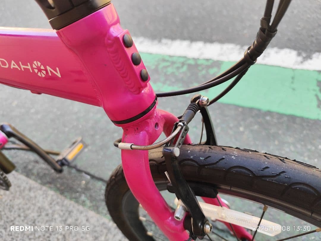 直接引渡し限定　DAHON HORIZE 折りたたみ自転車 ピンク