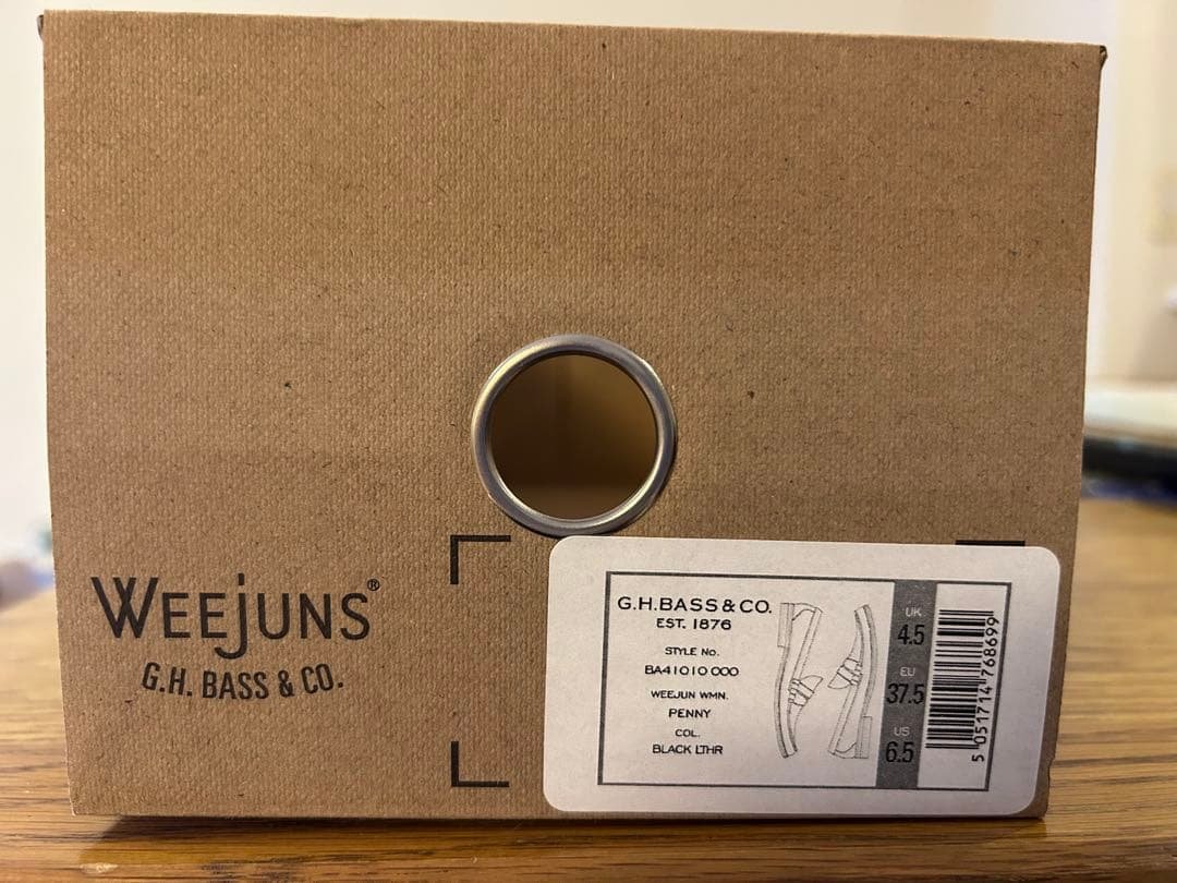 G.H.BASS WEejun WMN PENNY LOAFER ブラック