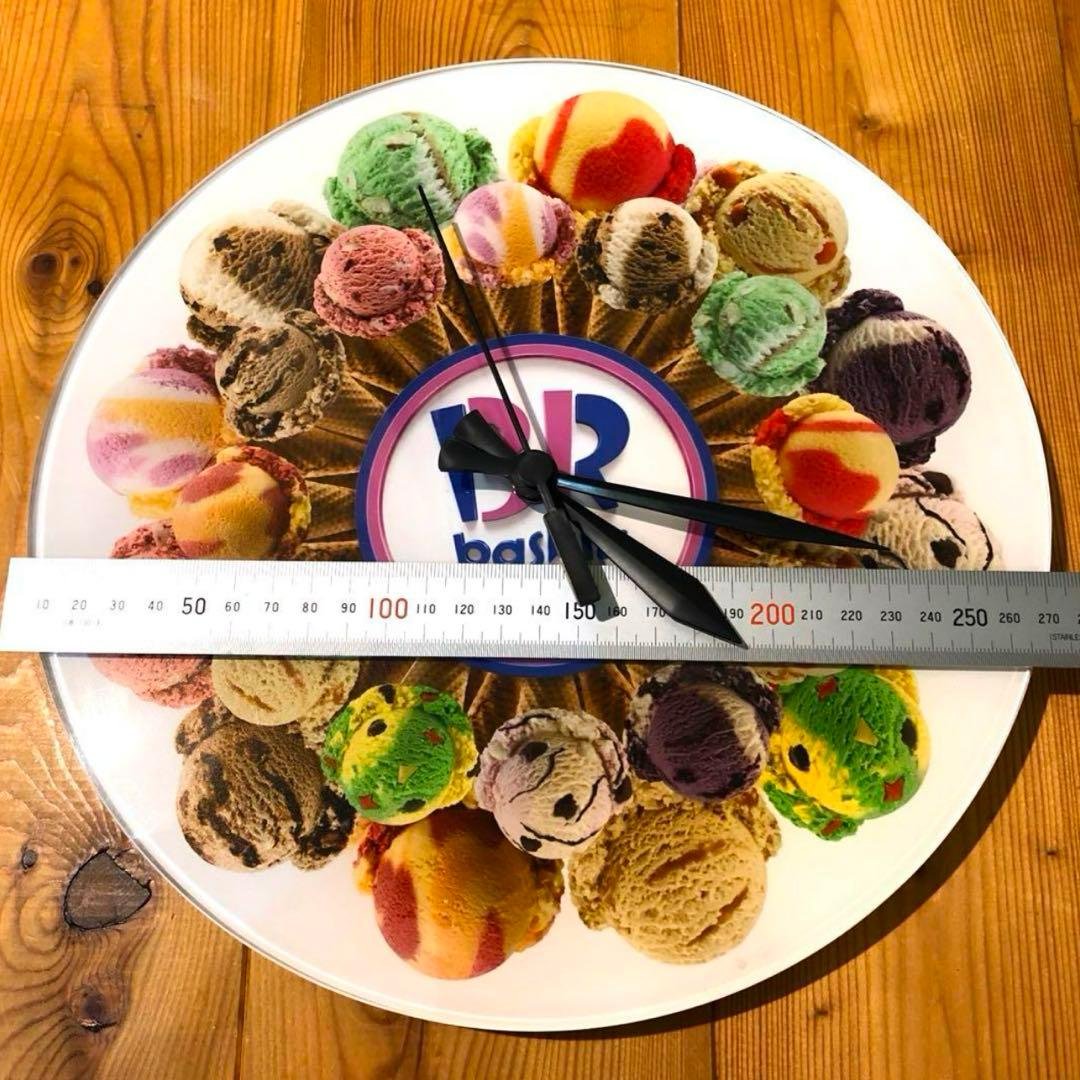 90年　サーティワン　アイスクリーム　アドバタイジング　クロック　時計　アメトイ