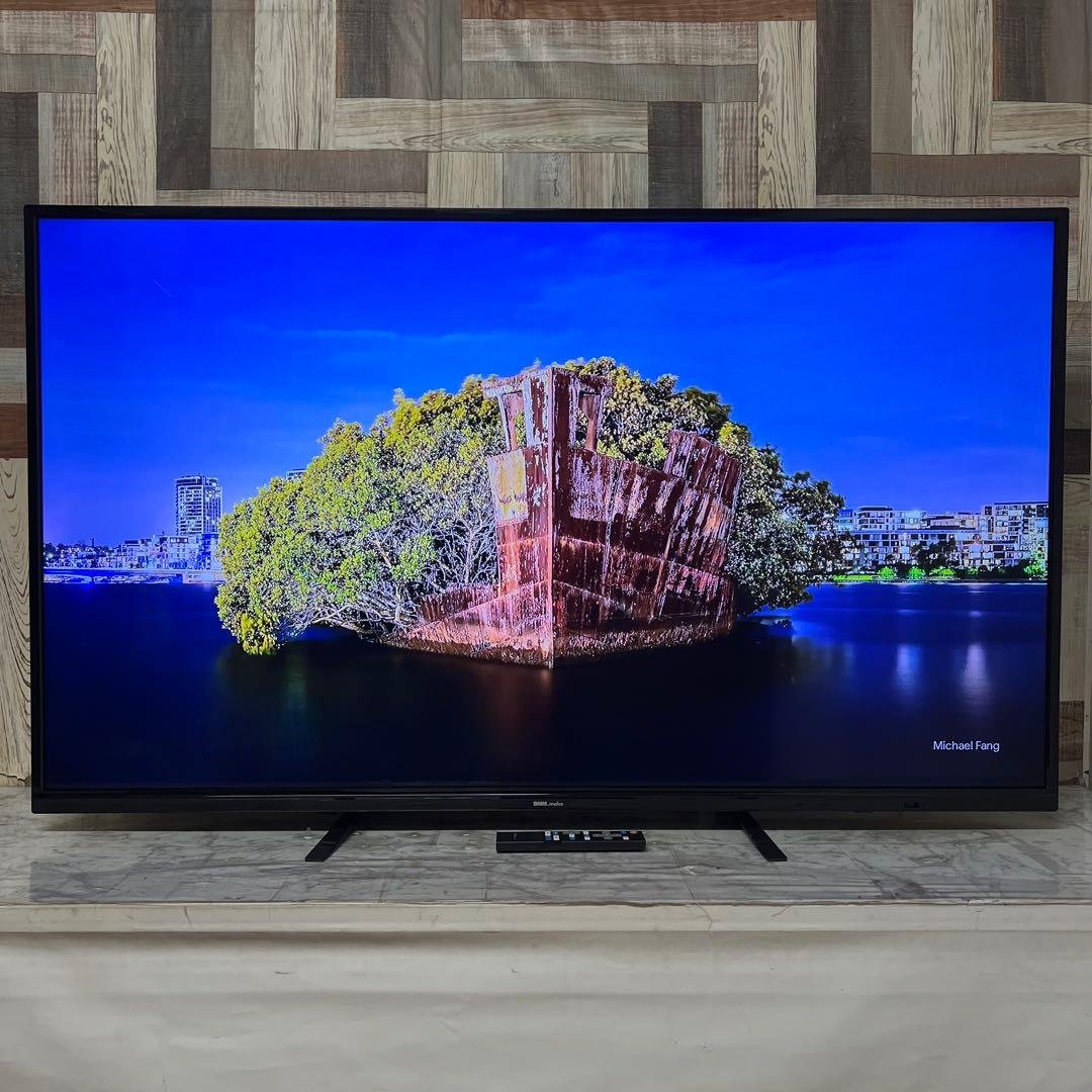 screaming666さん専用全国送料込DMM55V型4K液晶ディスプレイ