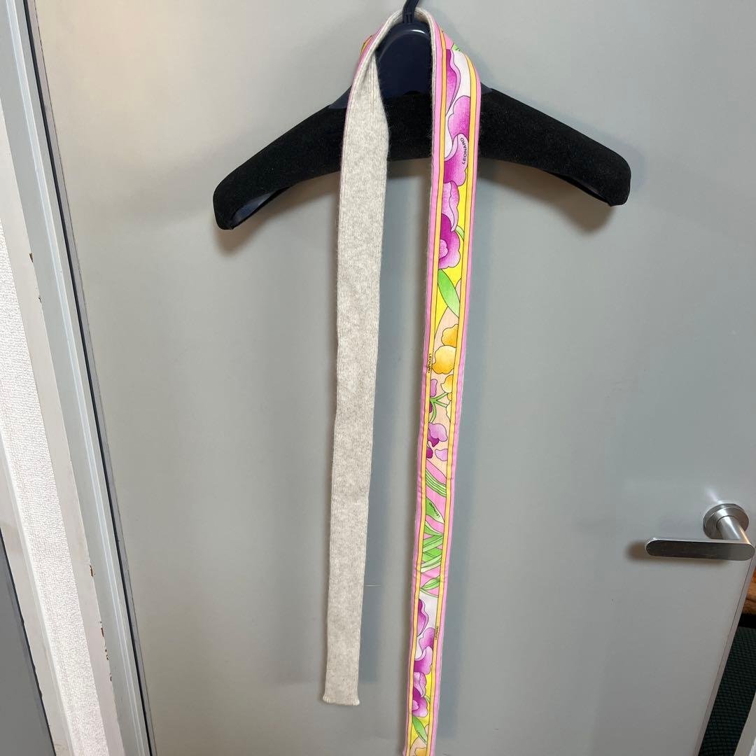 【超美品】レオナール羊毛フォックスロングカーディガン