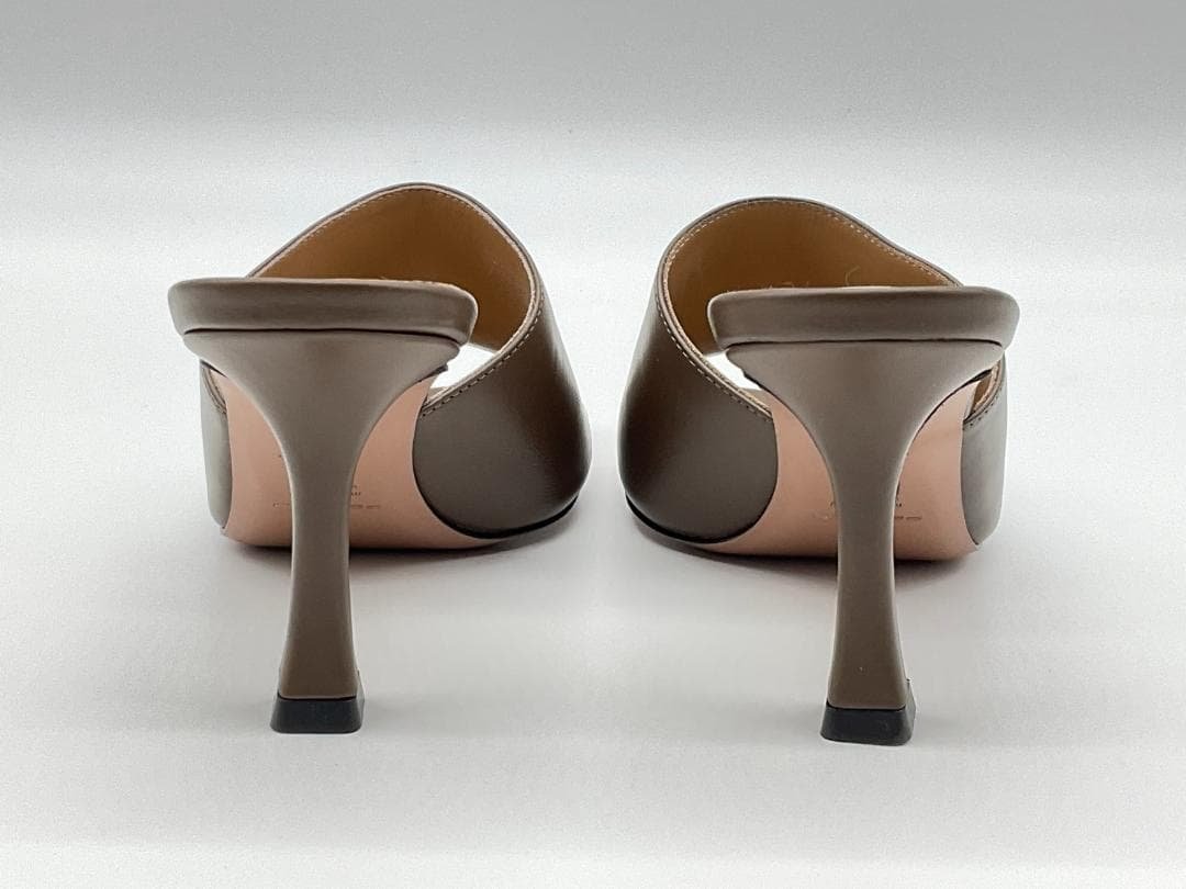 23.5【新品/箱付】PELLICO レザーヒールサンダル A定価59400円