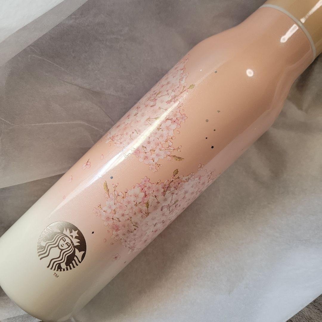 SAKURA2023ステンレスボトルロマンティックブロッサム384ml　スタバ
