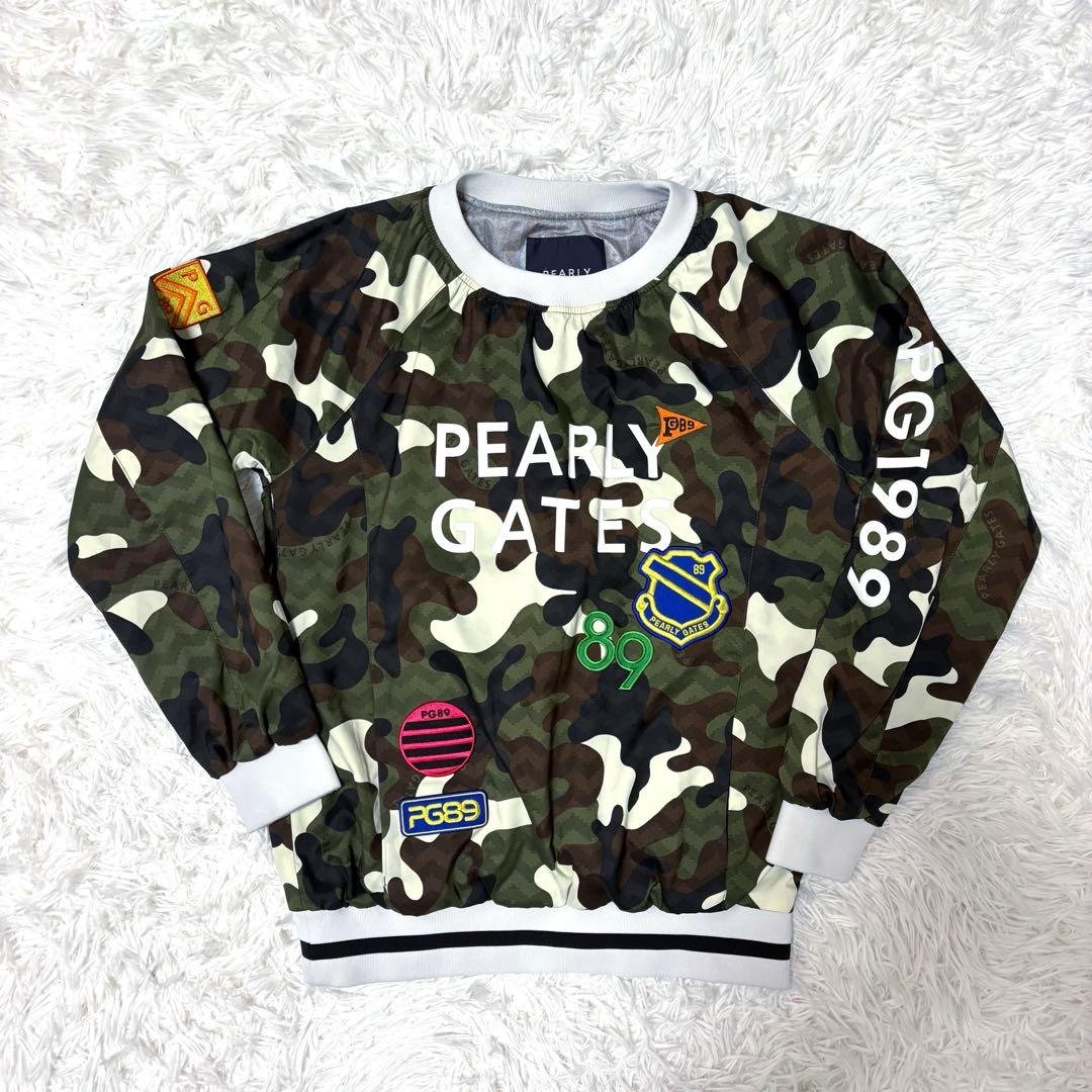 パーリーゲイツ ツインスニード 迷彩 蓄熱 カモ ゴルフウェア ブルゾン