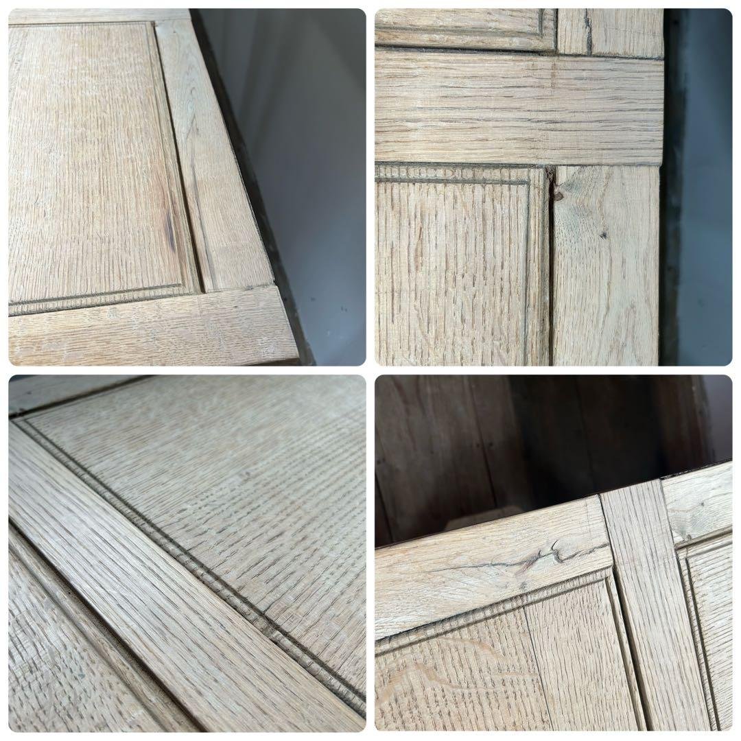 フランスアンティーク オーク剥離 コンソールテーブル 壁付 店舗什器　40-Ｂ