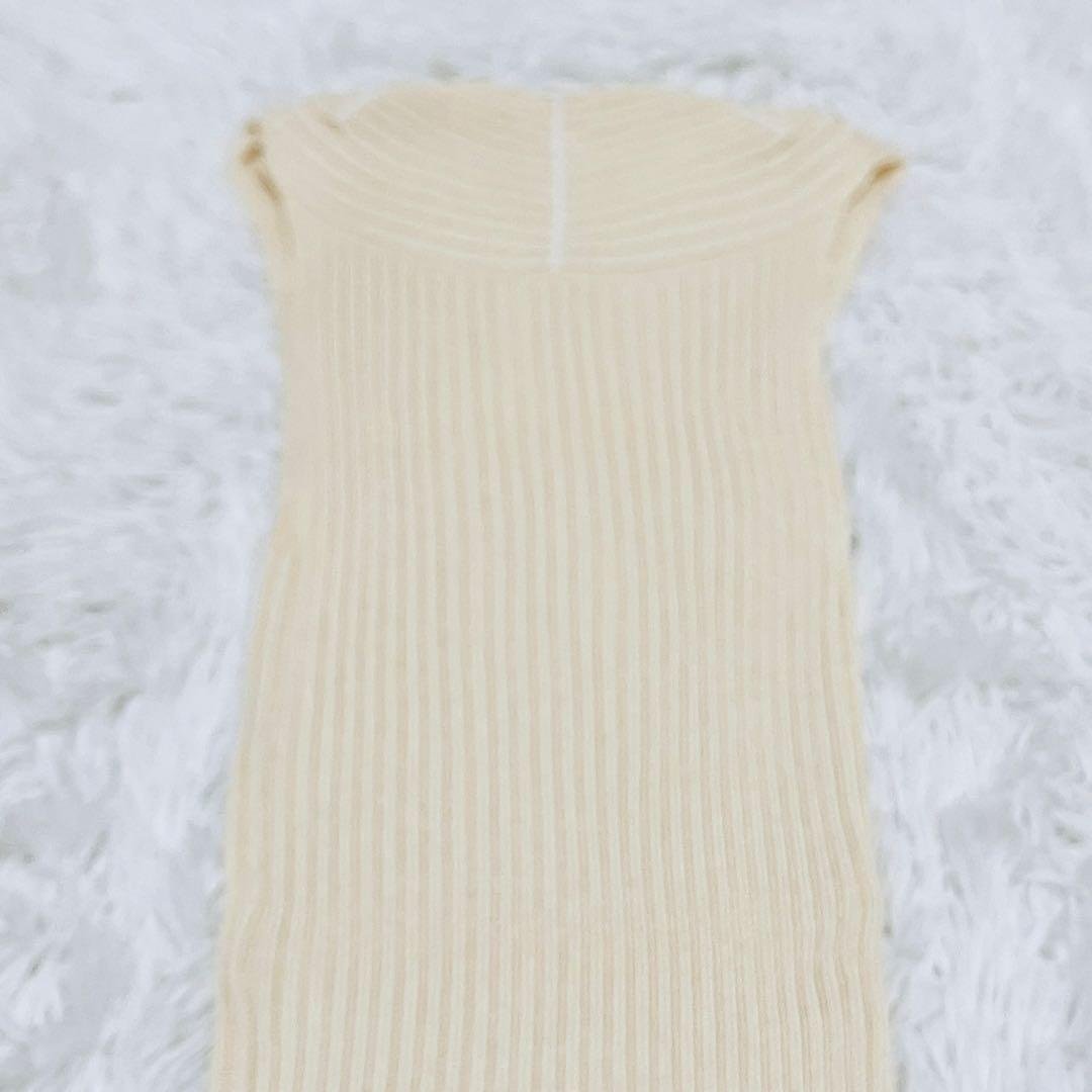 美品✨セリーヌ フィービー期 サマーニットワンピース　ノースリーブ アイボリー