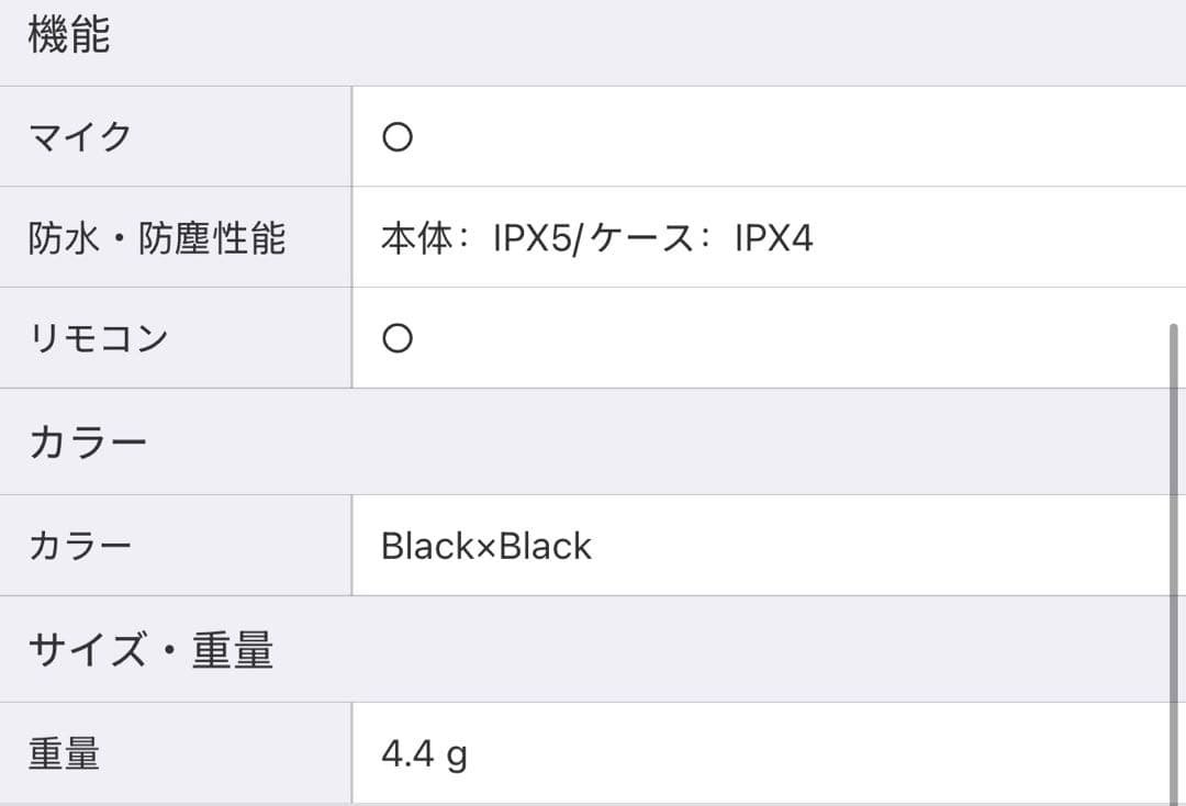 sound earcuffs AM-TW02COM [Black×Black]