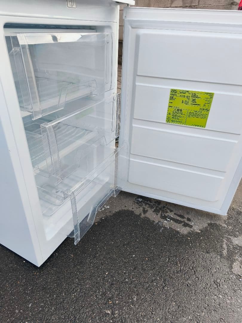 関東限 23年 清掃済 条件で無料配 冷凍庫 1ドア冷凍庫 前開き冷凍庫