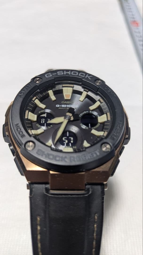 G-SHOCK 電波　GST-W120L-1AJF G-STEEL タフレザー