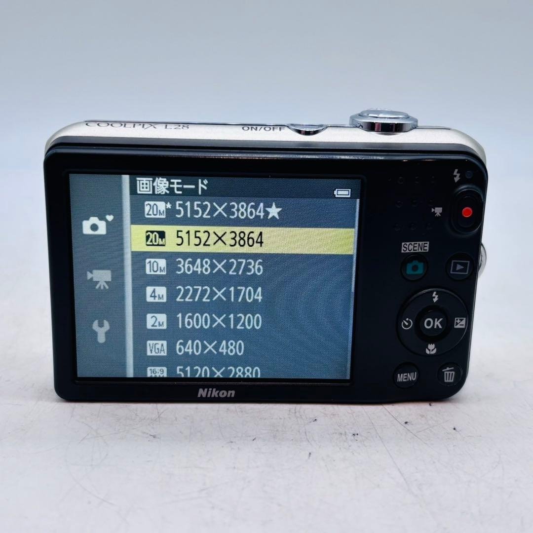 【動作確認済み】NIKON COOLPIX L28 単三電池