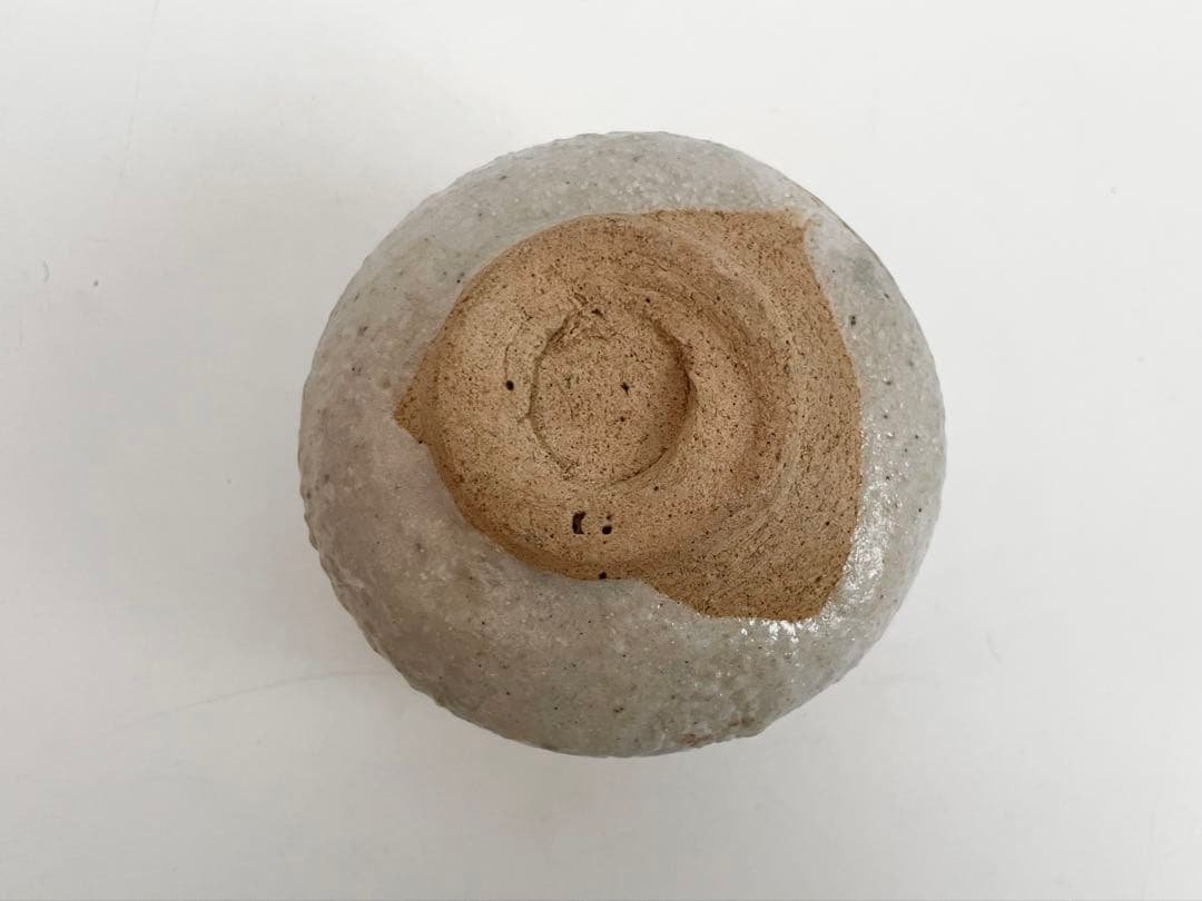 陶芸家　テーラー　上口愚朗　茶碗　志野 志埜　共箱　川喜田半泥子